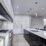 custom-kitchen-with-high-gloss-kitchen-cabinets-and-long-island-kitchen-renovation-GTA