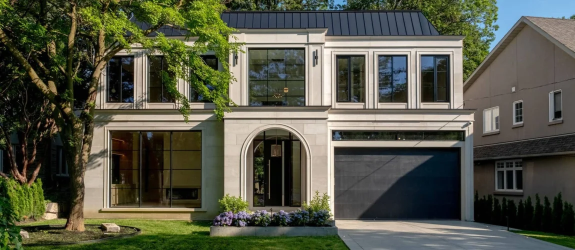 Hartfield Residence limestone exterior by NICK'S Developments